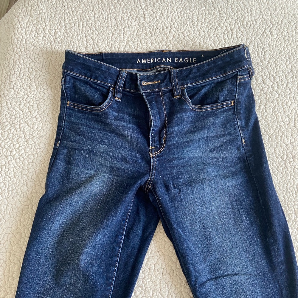 American Eagle Outfitters Blue Straight Leg Jeans